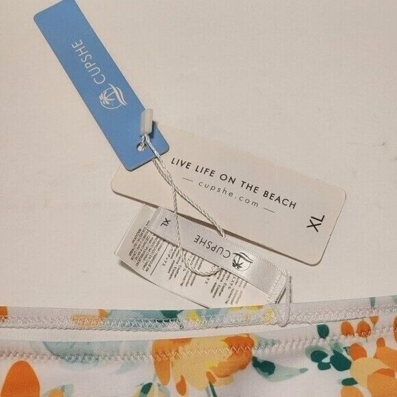 New Cupshe bikini bottoms size XL swimwear summer Live Life on the Beach - Picture 2 of 8